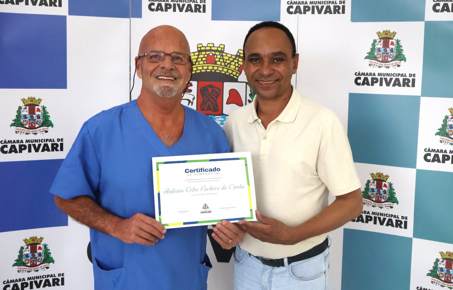 Câmara homenageia médico Antônio Celso Pacheco da Cunha pelo Dia do Médico