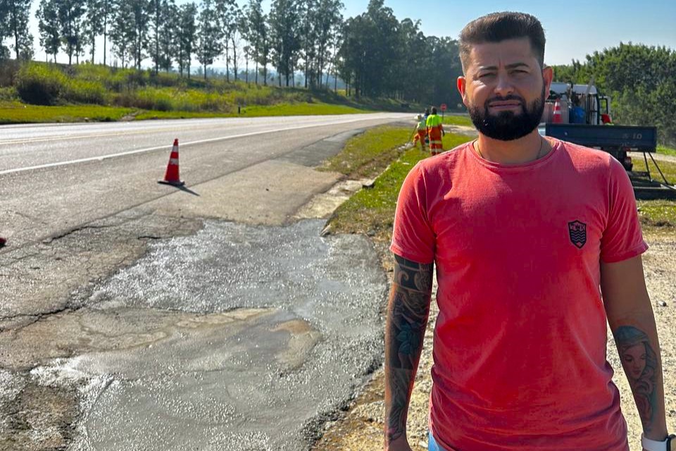 Vereador Sandro celebra melhorias no acesso ao bairro Santa Rita do Trevo