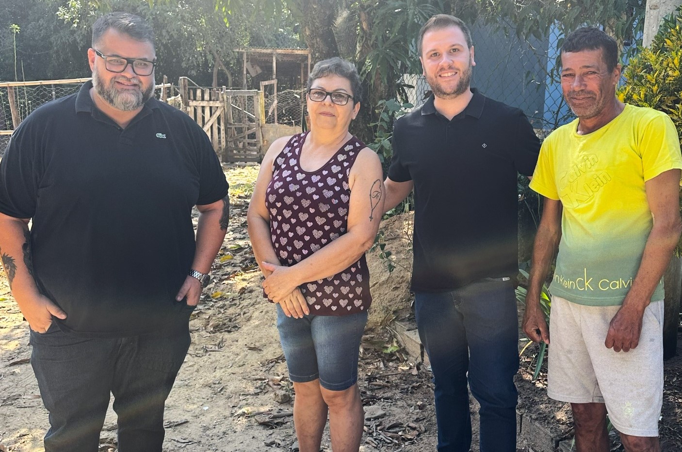 Presidente da Câmara de Capivari Thiago Braggion visita obras no Santa Rita do Trevo
