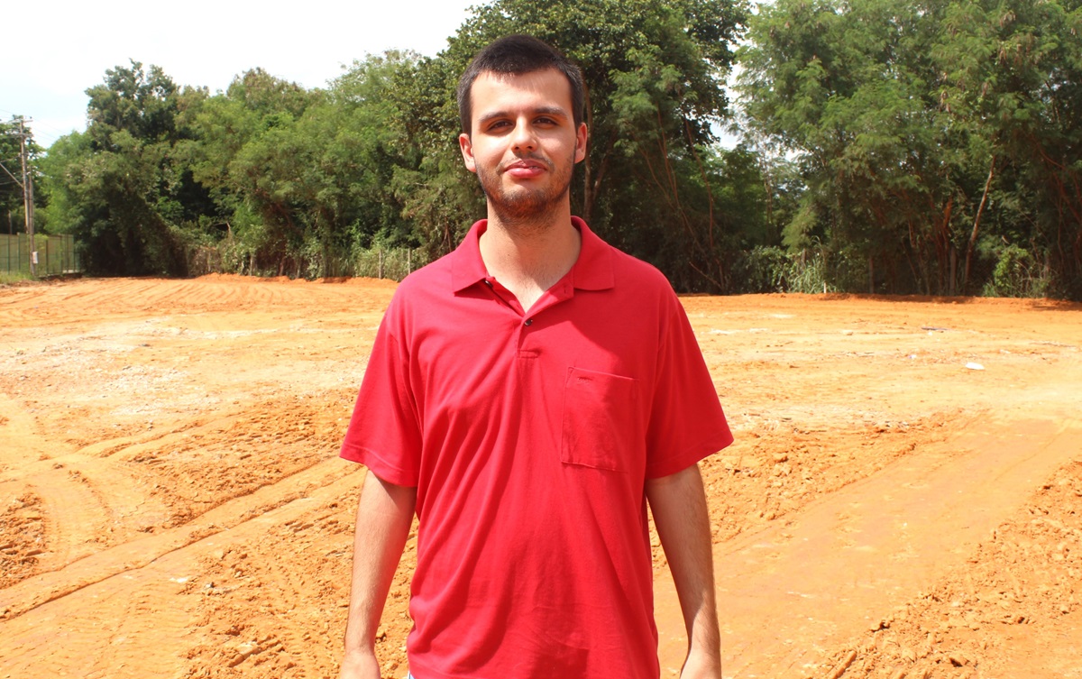 Ruan acompanha início das obras da nova Emei Guerino Padovani 