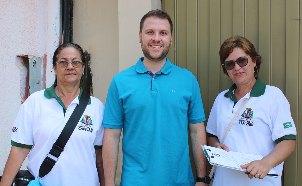 Presidente Thiago participou das visitas do cadastro para as castrações em bairros