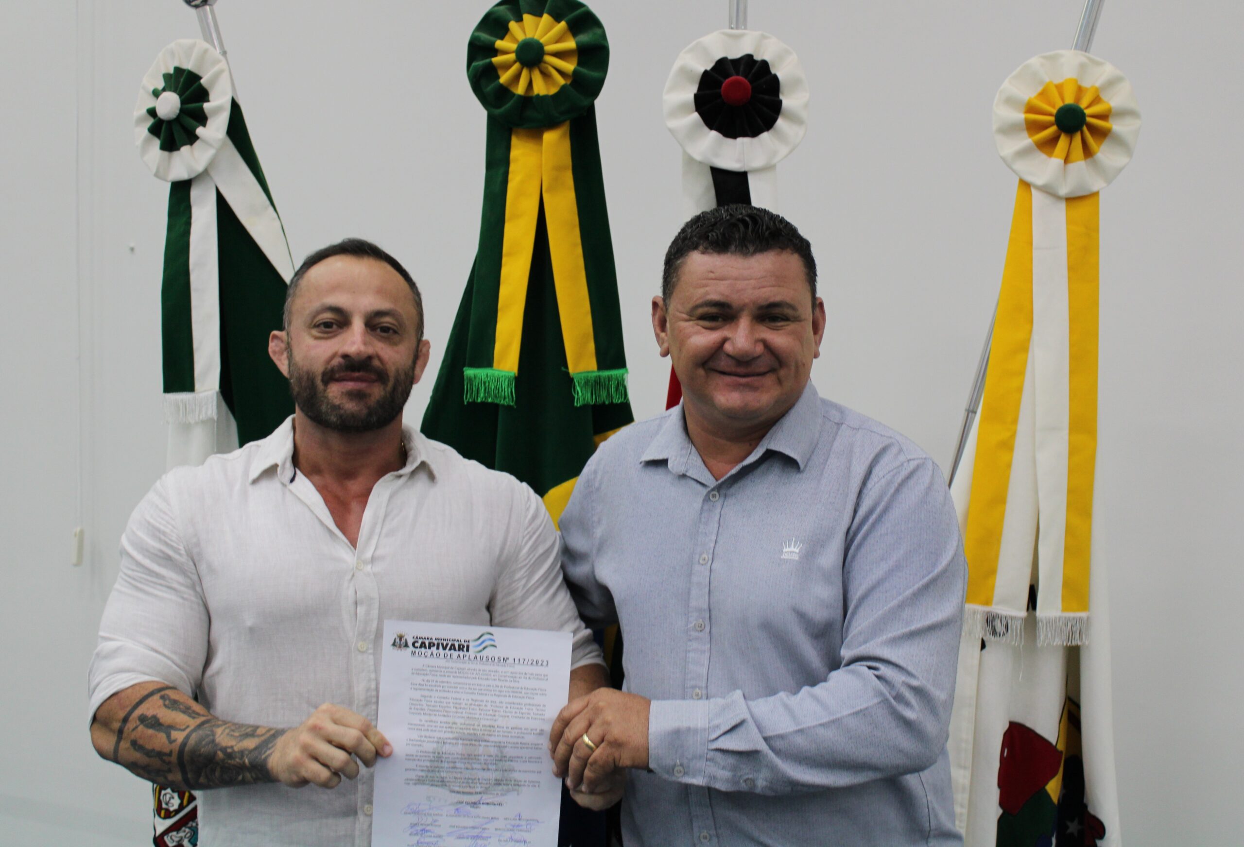 Ivan Ricardo de Souza é homenageado na Câmara Municipal de Capivari