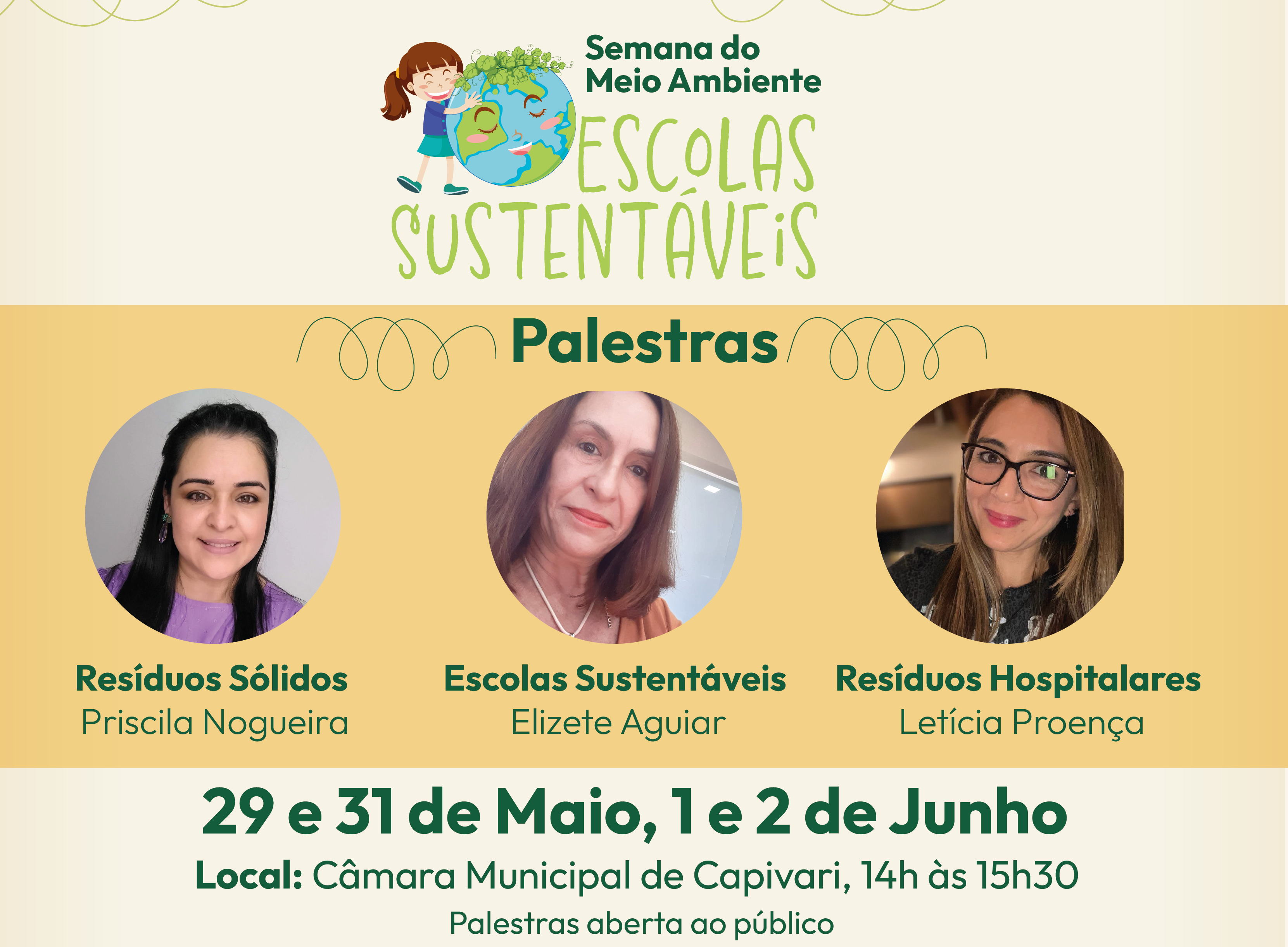 Câmara de Capivari sedia Semana do Meio Ambiente