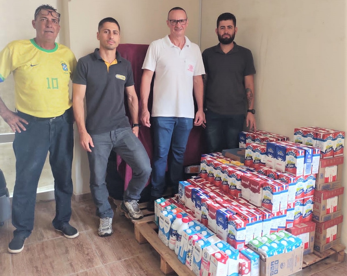 <strong>Vereador Sandro Modas agradece boa adesão ao Pedal Solidário e arrecadação de 450 litros de leite</strong>