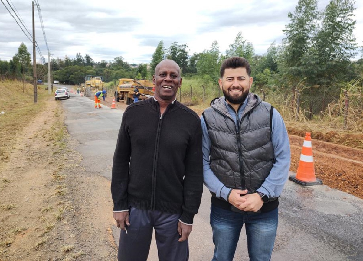 Avenida Marlene do Carmo Rossi começa a ser recapeada com recurso conquistado pelos vereadores Odésio e Sandro Modas